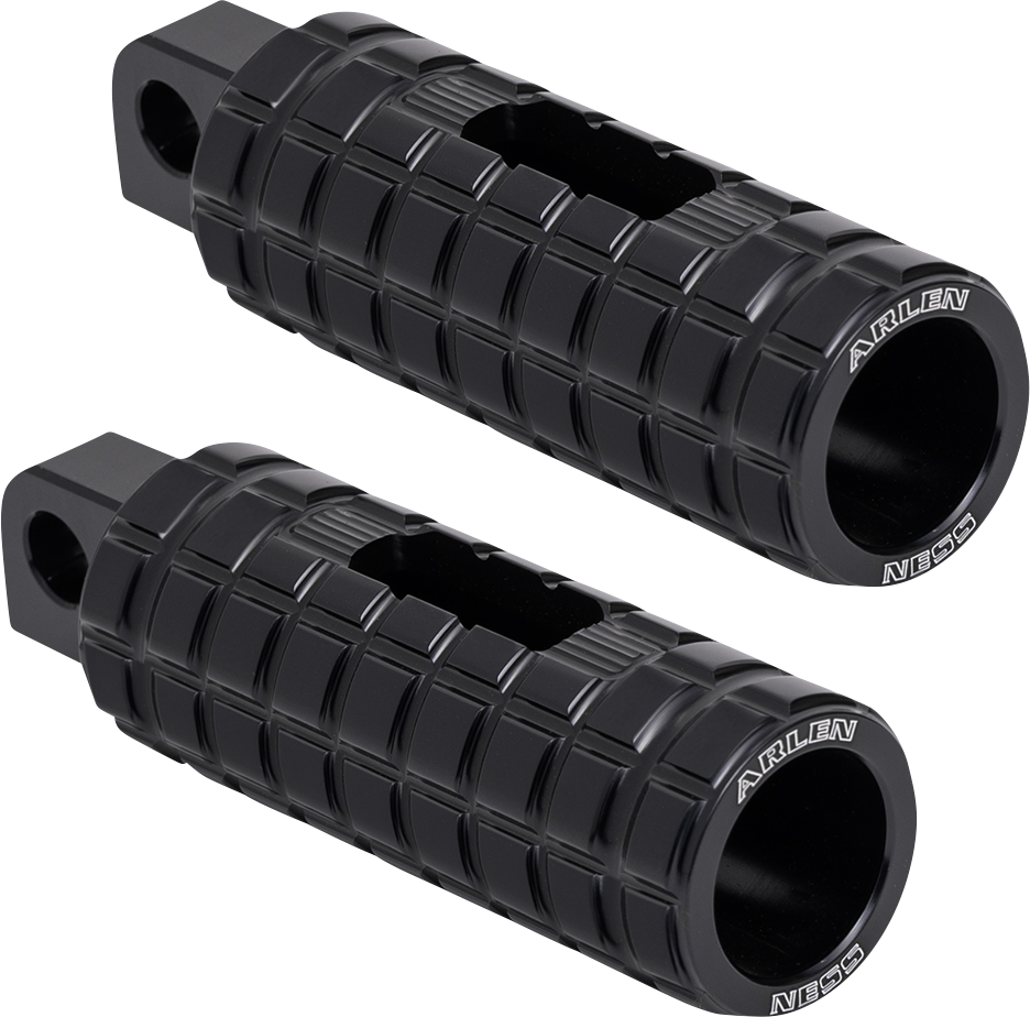 ARLEN NESS Footpegs - Driver - Black 400-036