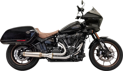 BASSANI XHAUST 2-into-1 Stainless Exhaust System with 4" Super Bike Muffler 1S78SS