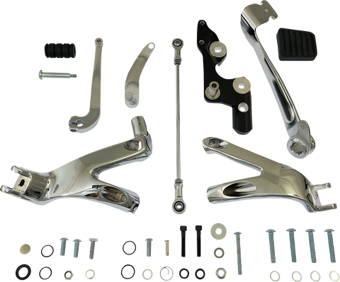 DRAG SPECIALTIES Forward Control Kit - Chrome - FL/FX D35-0224C