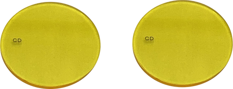 CUSTOM DYNAMICS Fog Light Lens - Yellow PB-FOG-LENS-Y