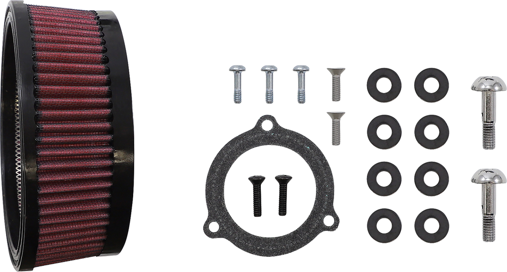 S&S CYCLE Air Stinger Stealth Air Cleaner Kit - Black 170-0720A