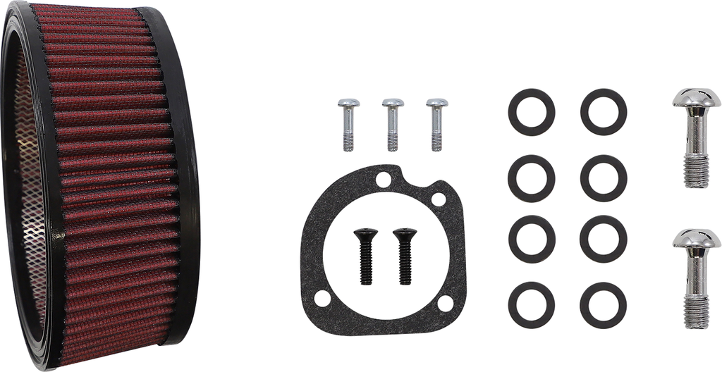 S&S CYCLE Air Stinger Stealth Air Cleaner Kit - Black 170-0726A