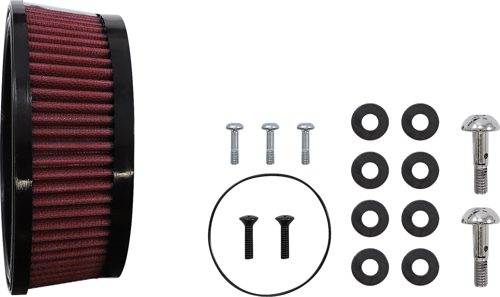 S&S CYCLE Air Stinger Stealth Air Cleaner Kit - Black 170-0718A