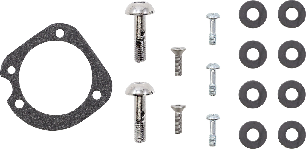 S&S CYCLE Air Stinger Stealth Air Cleaner Kit - Black Chrome Ring 170-0724A