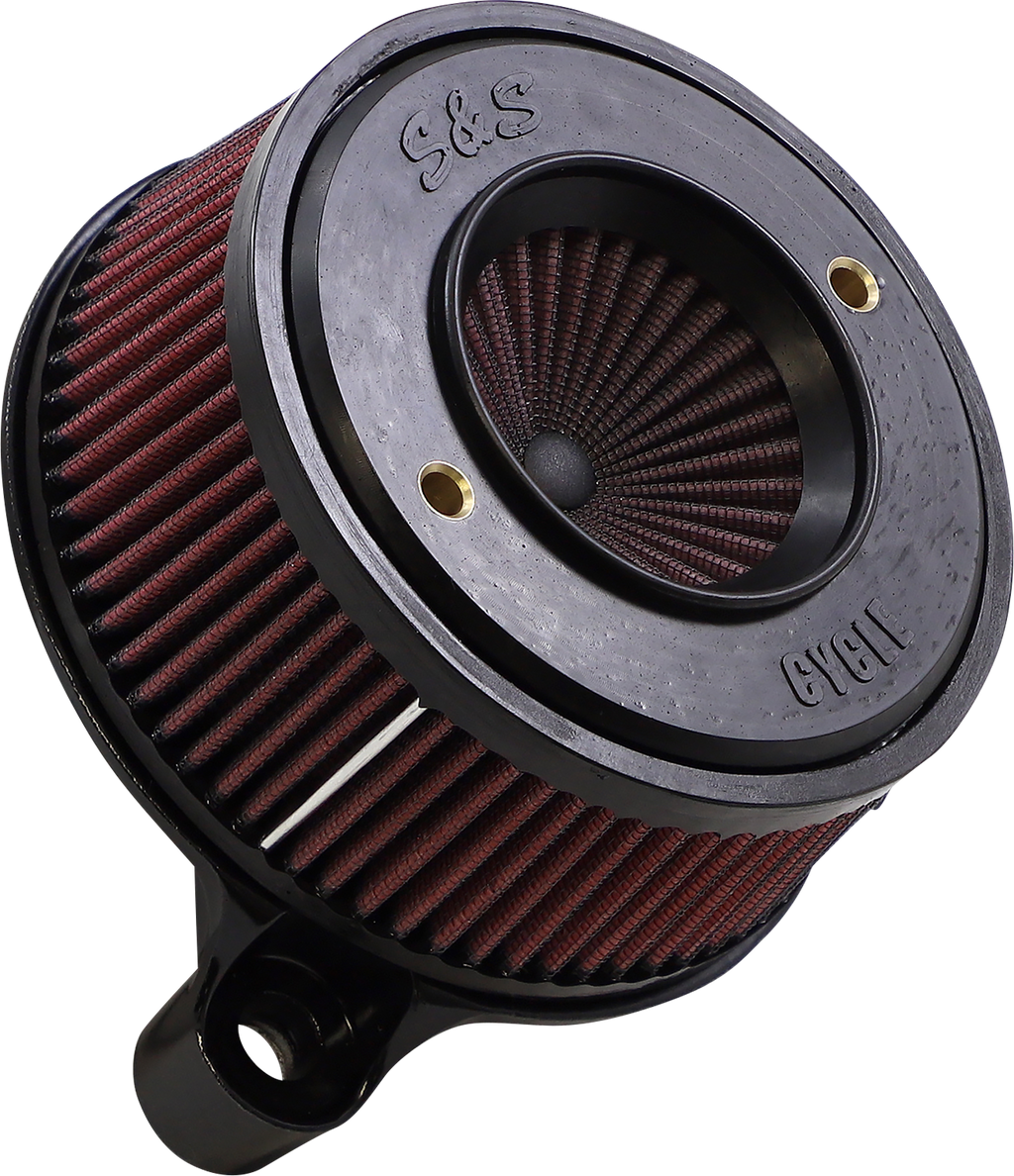 S&S CYCLE Air Stinger Stealth Air Cleaner Kit - Black Chrome Ring 170-0724A