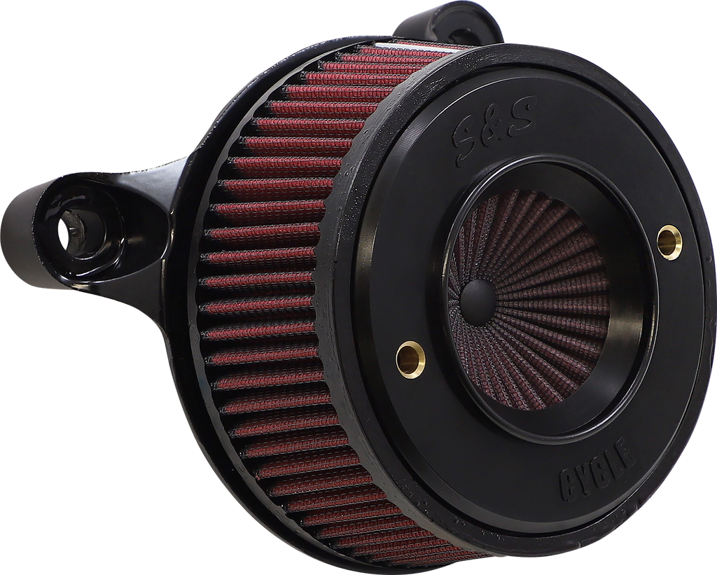 S&S CYCLE Air Stinger Stealth Air Cleaner Kit - Black Chrome Ring 170-0716A