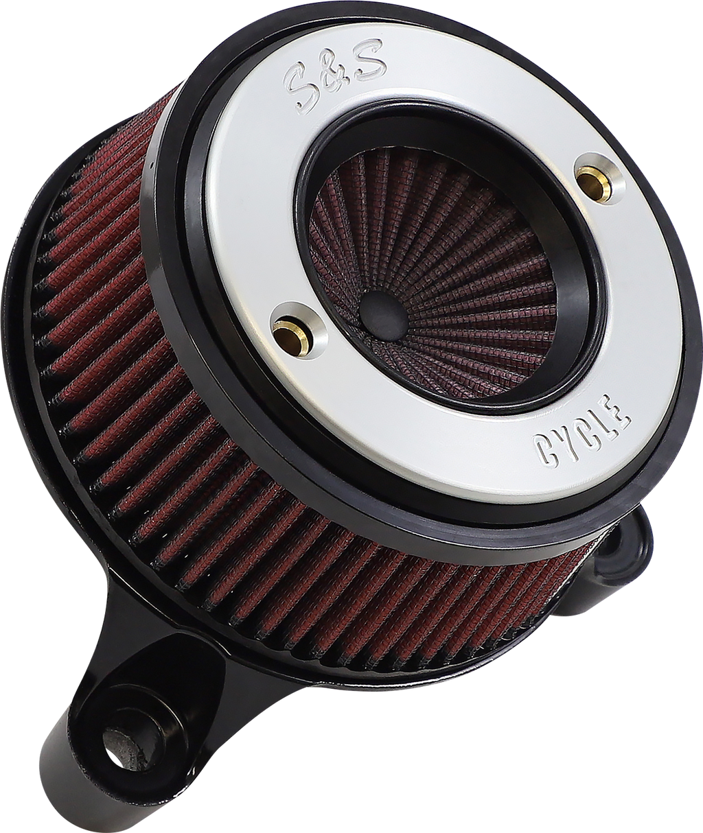 S&S CYCLE Air Stinger Stealth Air Cleaner Kit - Chrome Ring 170-0715A