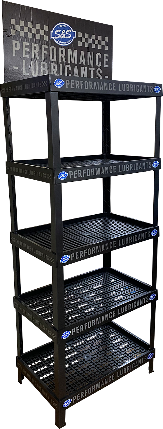 S&S CYCLE 5-Shelf Oil Display X80-6025S-5