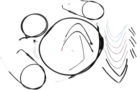 BURLY BRAND Control Kit - 14" Ape Hanger Handlebars B30-1070