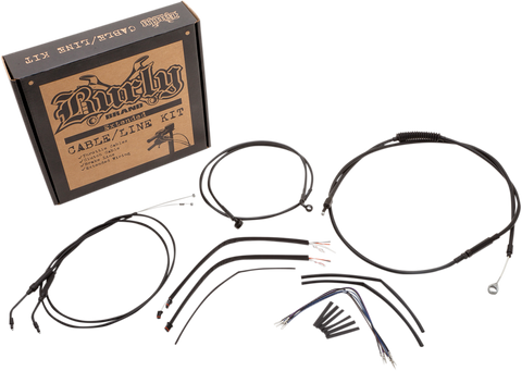 BURLY BRAND Control Kit - 16" Ape Hanger Handlebars B30-1108