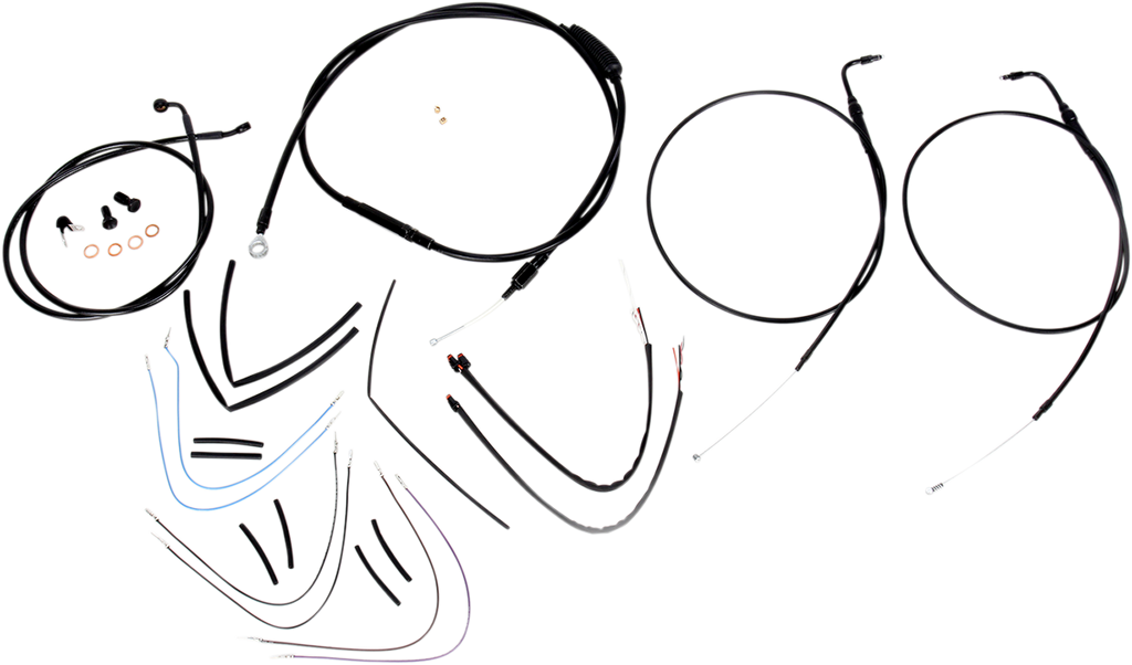 BURLY BRAND Control Kit - 16" Ape Hanger Handlebars B30-1072