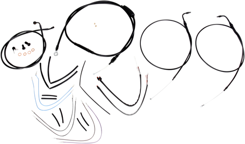 BURLY BRAND Control Kit - 16" Ape Hanger Handlebars B30-1072