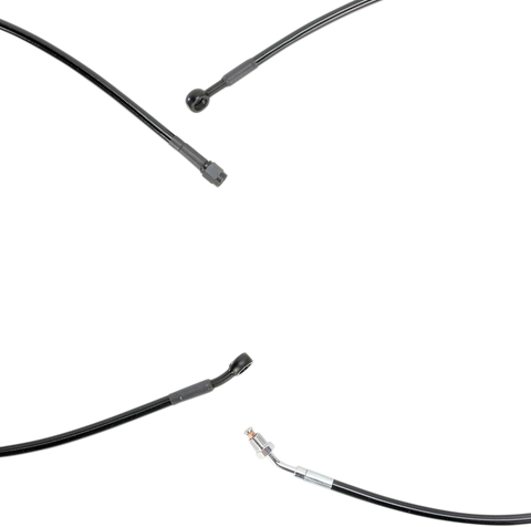BURLY BRAND Control Kit - 15" Ape Hanger Handlebars - ABS B30-1116