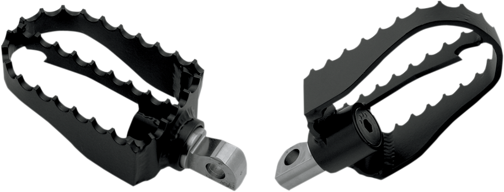 BURLY BRAND MX Footpegs - Driver/Passenger - Black B13-1000