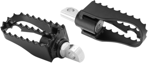 BURLY BRAND MX Mini Footpegs - Driver - Black B13-1001B
