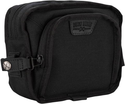 BURLY BRAND Handlebar Bag - Black Cordura B15-1012B