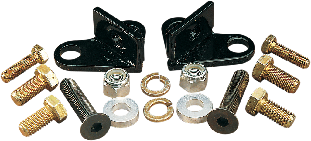 BURLY BRAND Rear Lowering Kit - Black - Lowers 1" - '85-'96 FLT B28-275