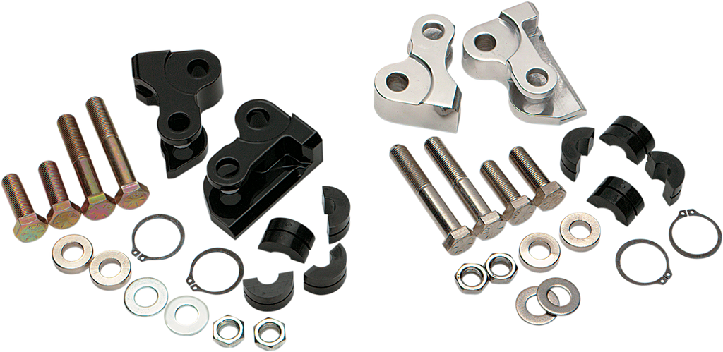 BURLY BRAND Rear Lowering Kit - Black - Lowers 1" - '91-'99 FXD B28-282