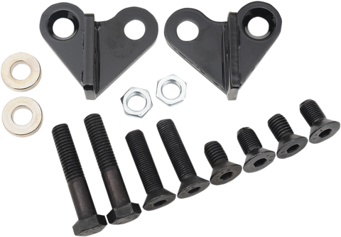BURLY BRAND Rear Lowering Kit - Black - Lowers 1" - '97-'01 FLHT B28-279