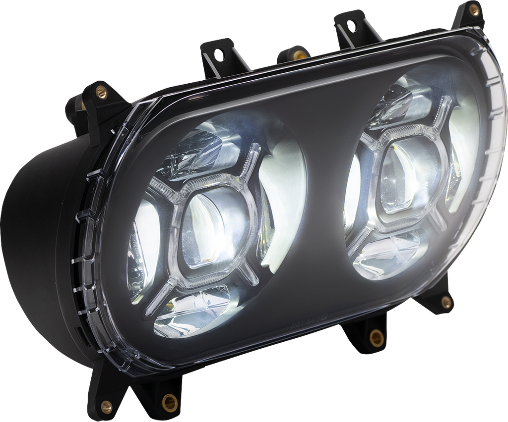 CUSTOM DYNAMICS LED Headlight - Black - Road Glide CD-RG-H-B