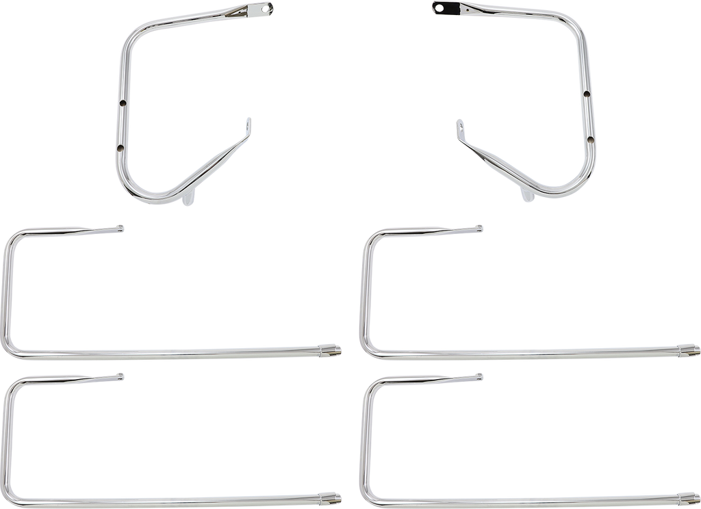 DRAG SPECIALTIES Saddlebag Rail - Chrome - FL '09-'13 21038