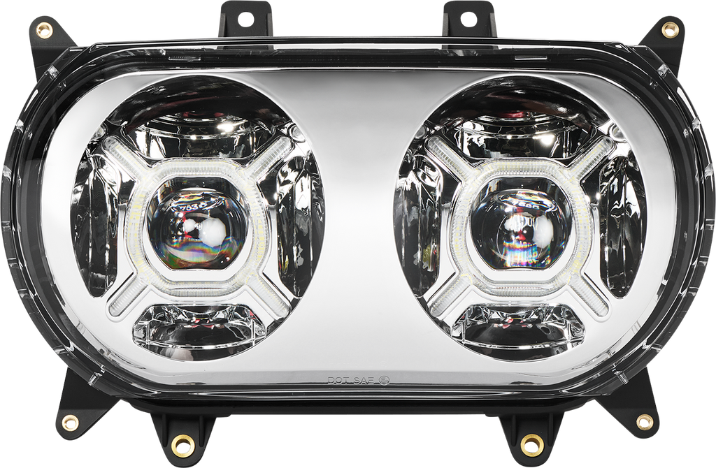 CUSTOM DYNAMICS ProGLOW* Headlight - Chrome - Road Glide PG-RG-C