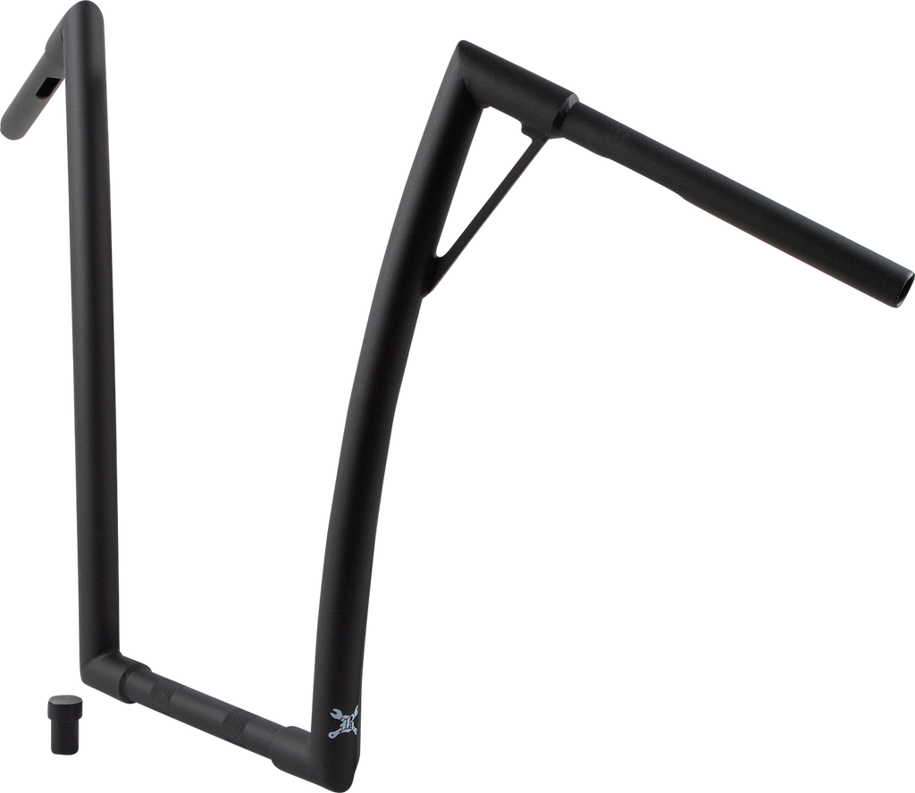 BURLY BRAND Handlebar - Louie - 19" - Textured Black B12-7011TB