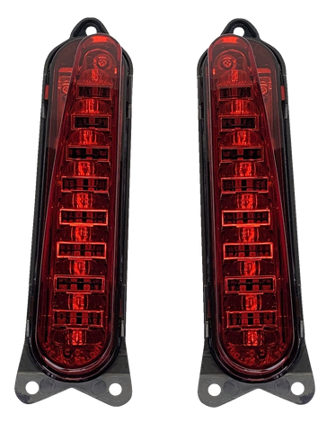 CUSTOM DYNAMICS LED Taillight - Run/Brake/Turn - Red PB-13-CVO-R