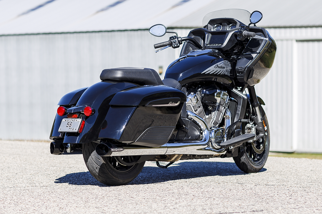 S&S CYCLE 4" Broadhead Slip-On Mufflers - Slash Cut - Chrome 550-1076