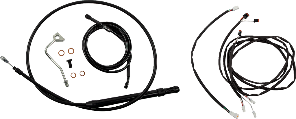 BURLY BRAND Control Kit - Gorilla Ape Hanger - 14" - Black B30-1308