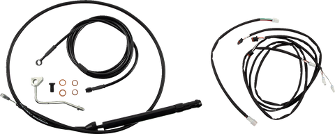 BURLY BRAND Control Kit - Gorilla Ape Hanger - 18" - Black B30-1310