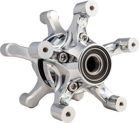 ARLEN NESS Spider Hub - Dual Disc - Front - Chrome 71-661