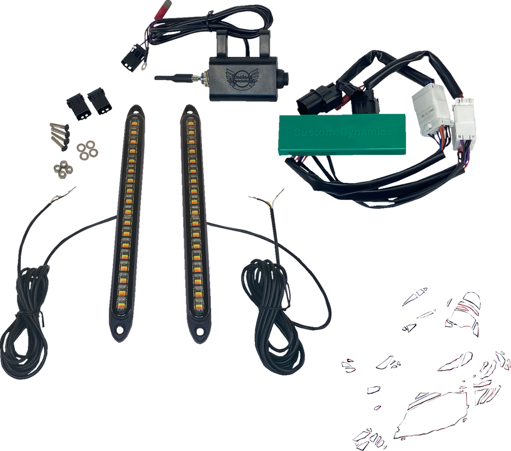 CUSTOM DYNAMICS LED Turn Signals - Front/Rear - Talon CD-SXS-TA