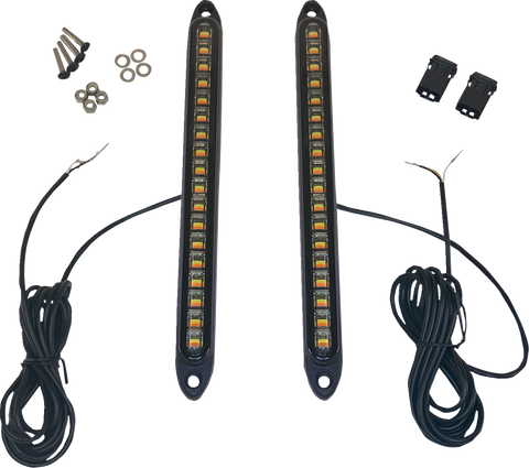 CUSTOM DYNAMICS Front Turn Signals - Universal CD-SXS-FTS-AW