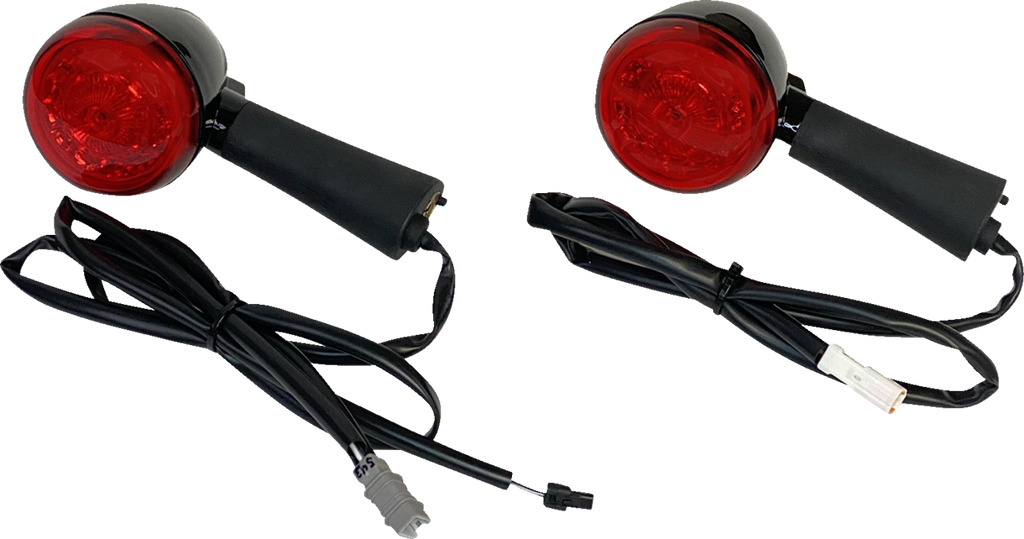 CUSTOM DYNAMICS Turn Signal - Red - Rear PB-INDBOB-RR-BR