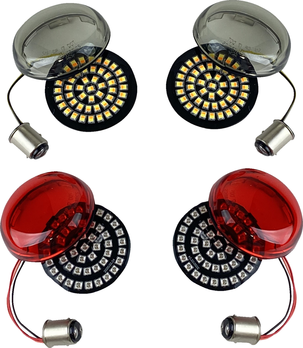 CUSTOM DYNAMICS Turn Signal Kit - LED - Front/Rear GEN4-BCM-KIT1