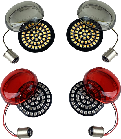CUSTOM DYNAMICS Turn Signal Kit - LED - Front/Rear GEN4-BCM-KIT1