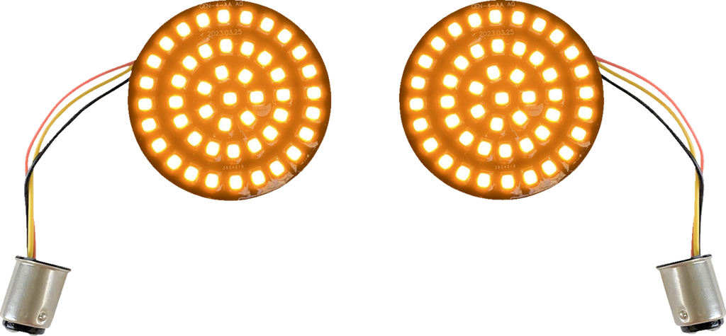 CUSTOM DYNAMICS Turn Signal Insert - LED - Amber - 1157 GEN-4-A-1157