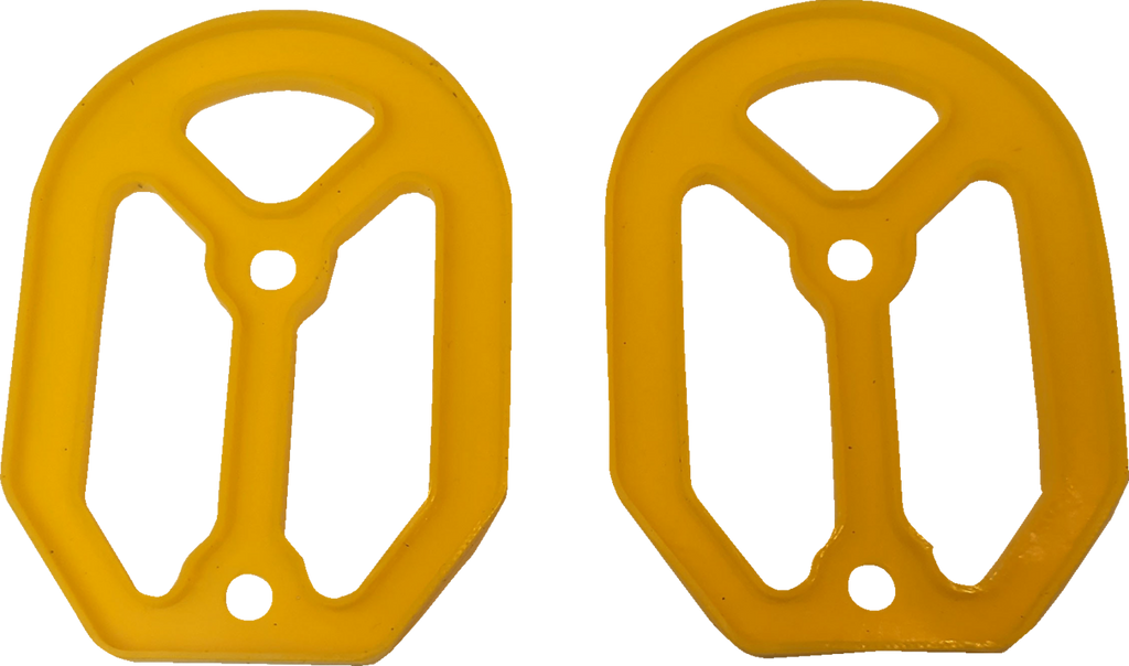 DRAG SPECIALTIES Qualifier Insert - Rubber - Yellow P17-6602-Y