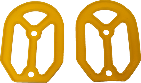 DRAG SPECIALTIES Qualifier Insert - Rubber - Yellow P17-6602-Y