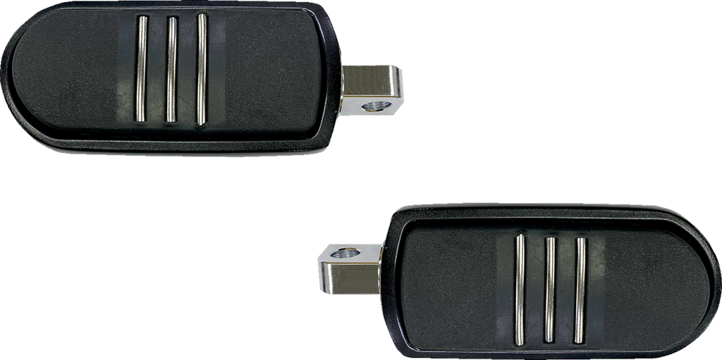 DRAG SPECIALTIES Sweeper Foot Pegs - Black - FX P17-0346GB