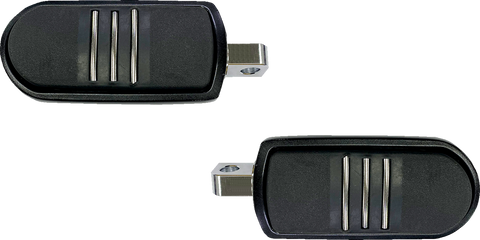 DRAG SPECIALTIES Sweeper Foot Pegs - Black - FX P17-0346GB