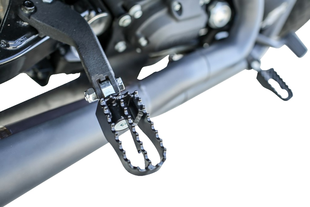 BURLY BRAND MX Mini Footpegs - Driver/Passenger - Black B13-1010B