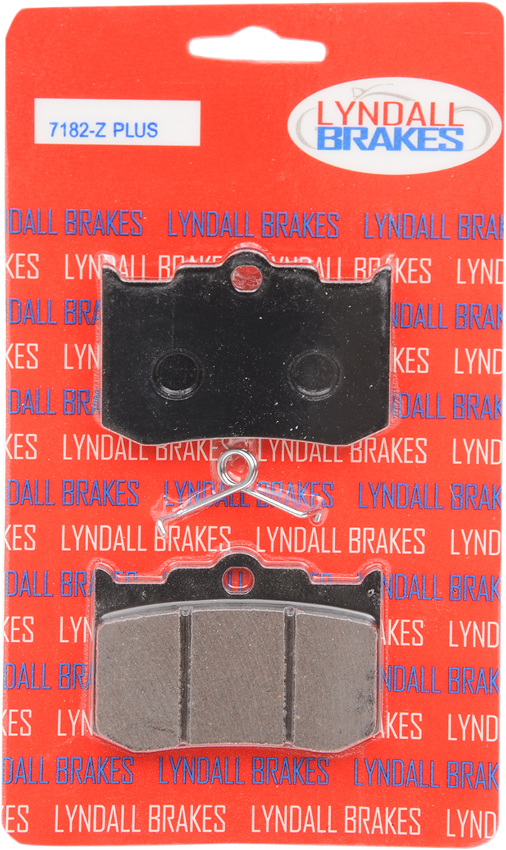 LYNDALL RACING BRAKES LLC Z-Plus Brake Pads - PM Calipers 7182-Z+