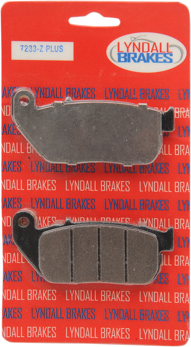 LYNDALL RACING BRAKES LLC Z-Plus Brake Pads - Sportster 7233-Z+