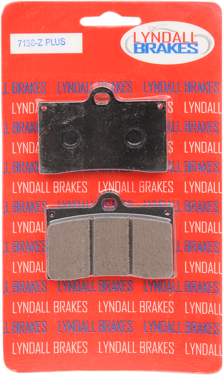 LYNDALL RACING BRAKES LLC Z-Plus Brake Pads - Brembo 7138-Z+