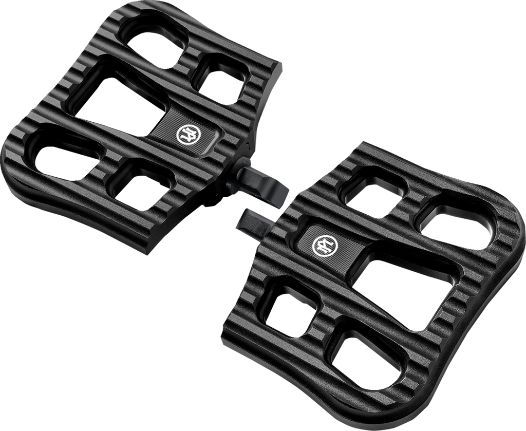 PERFORMANCE MACHINE (PM) Drifter Floorboards - Passenger - Black Ops - FL 0036-1026-SMB