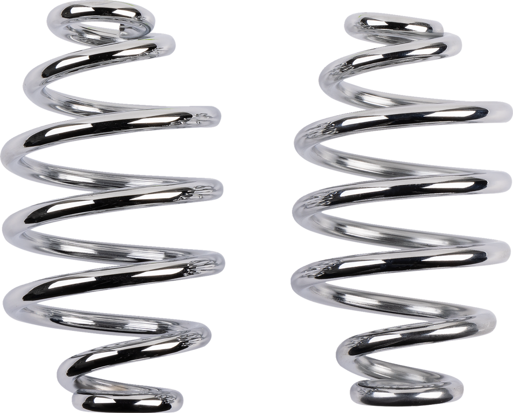 DRAG SPECIALTIES Seat Springs - Chrome - 4" 63921A