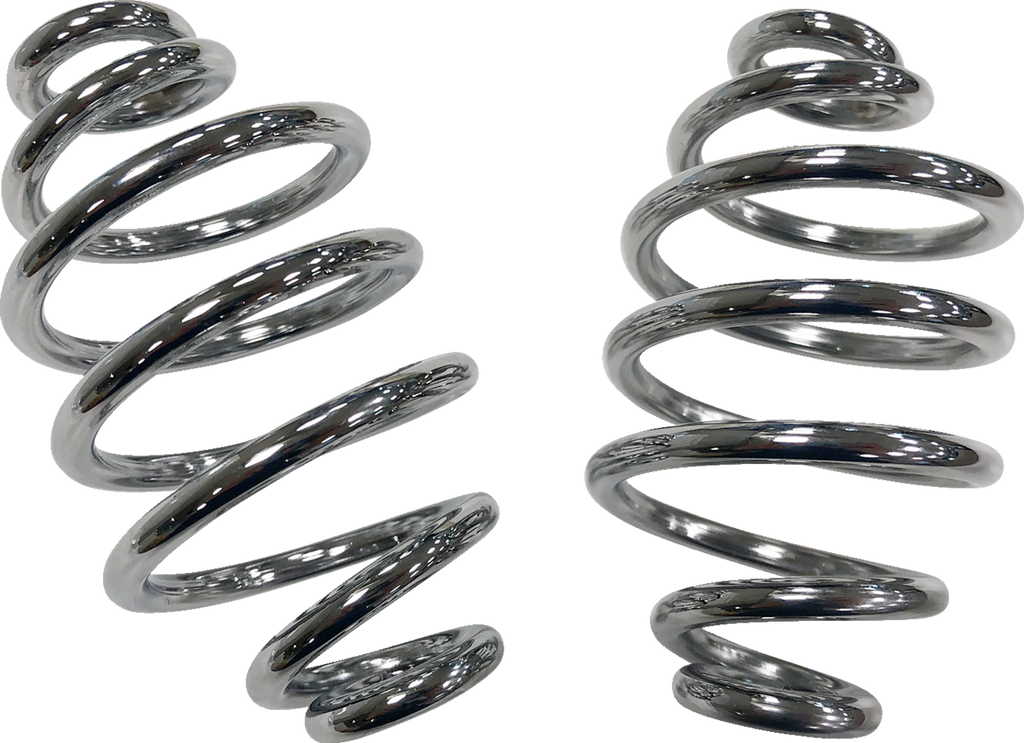 DRAG SPECIALTIES Seat Springs - Chrome - 4" 63921A