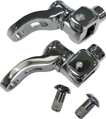 DRAG SPECIALTIES Passenger Peg Mount - Adjustable - Chrome 78561